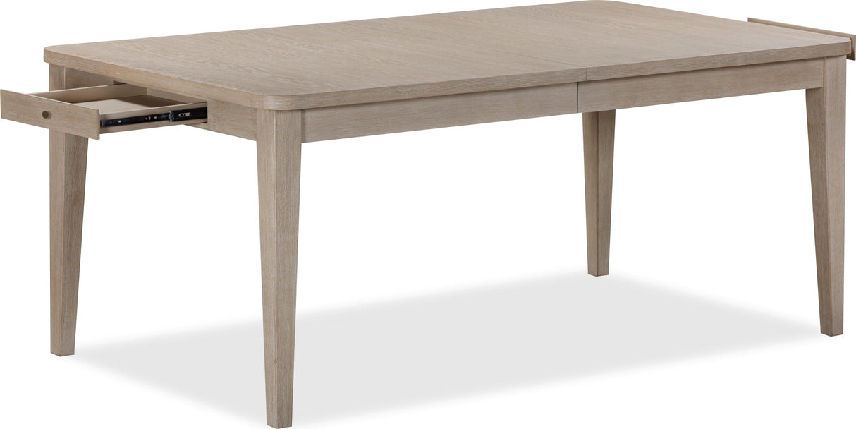 Camden Chai Two Drawer Extendable Dining Table by Modus Furniture at Eve Furniture
