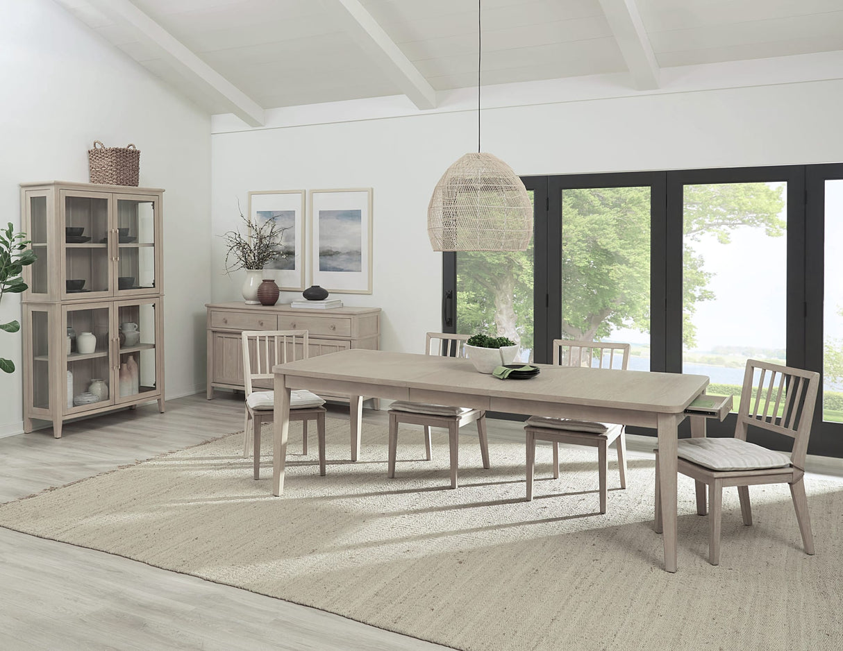 Camden Chai Two Drawer Extendable Dining Table by Modus Furniture at Eve Furniture