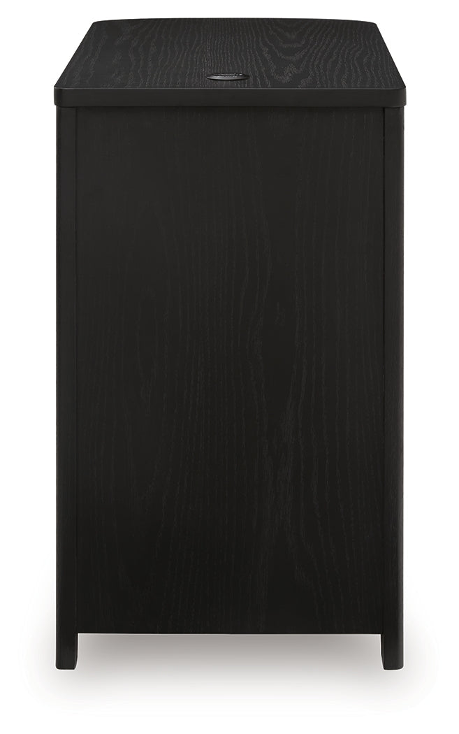 Camdill Black Chairside End Table by ASHLEY FURNITURE at Eve Furniture