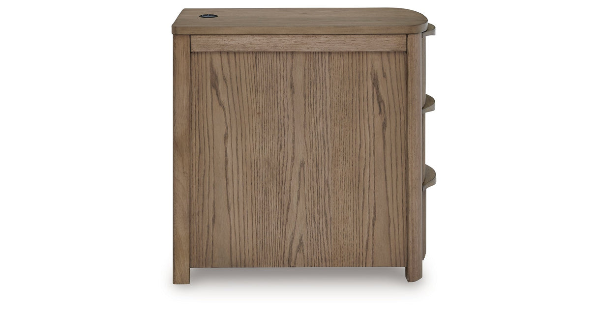 Camdill Light Brown Chairside End Table by ASHLEY FURNITURE at Eve Furniture