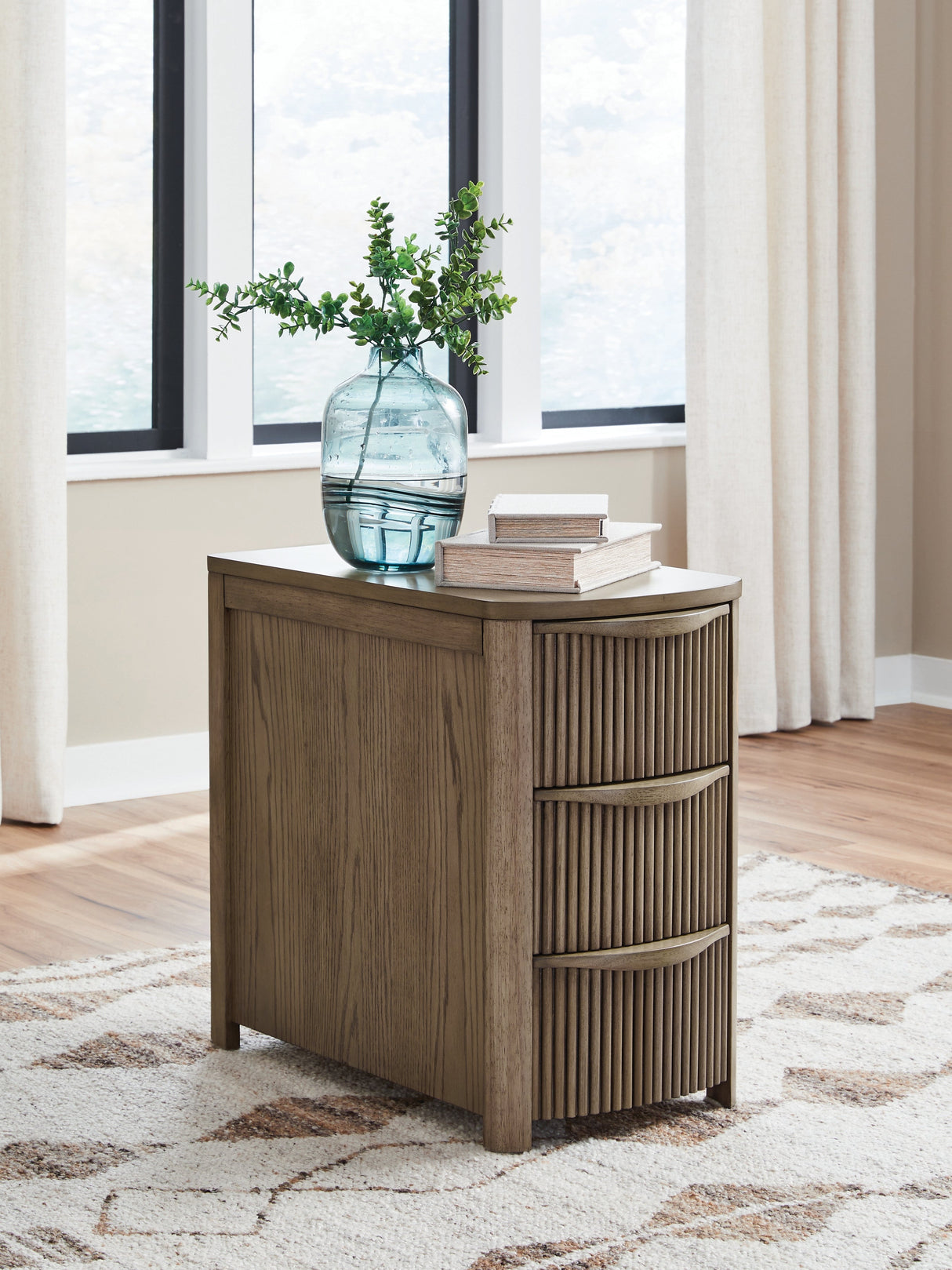 Camdill Light Brown Chairside End Table by ASHLEY FURNITURE at Eve Furniture