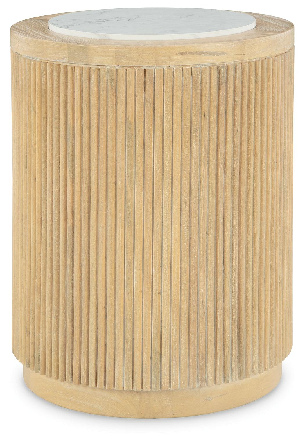 Camdill Light Brown/White End Table by Ashley at Eve Furniture