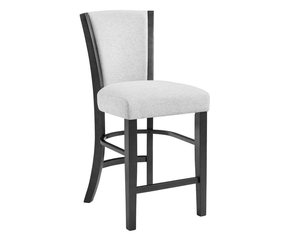 Camelia Dove Gray Counter Height Chair, Set of 2 by Crown Mark at Eve Furniture