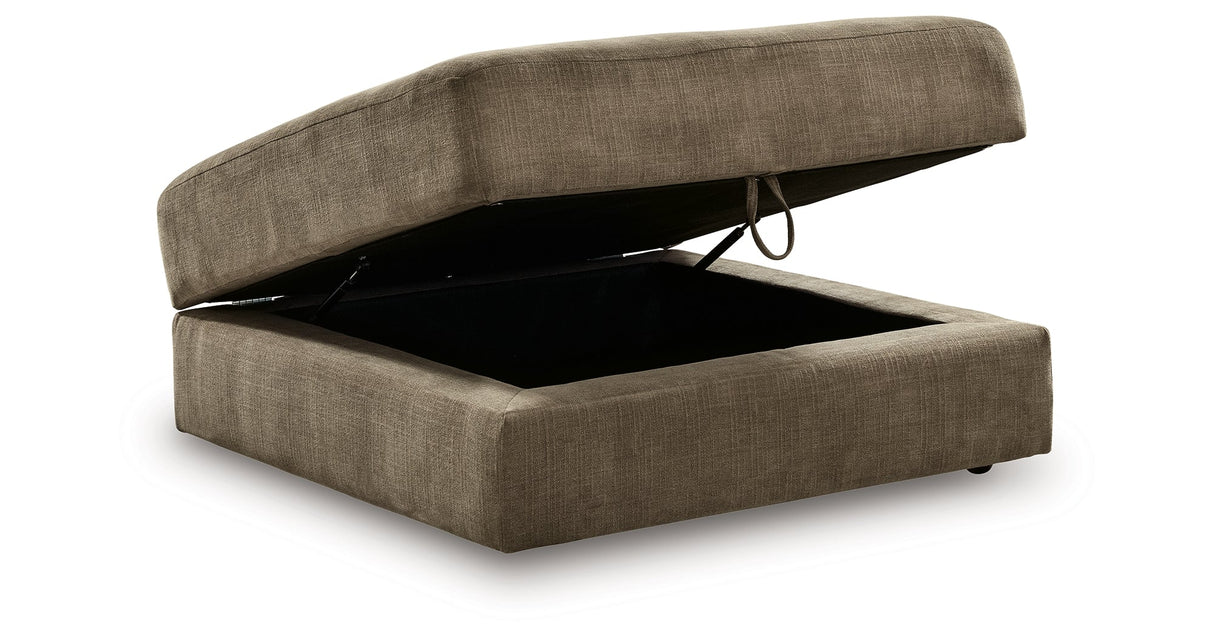 Camellia-Court Coffee Ottoman With Storage
