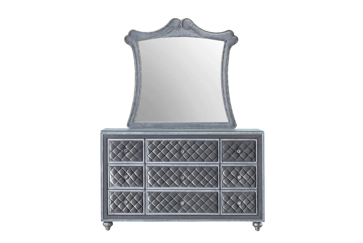Cameo Gray Dresser by Crown Mark at Eve Furniture