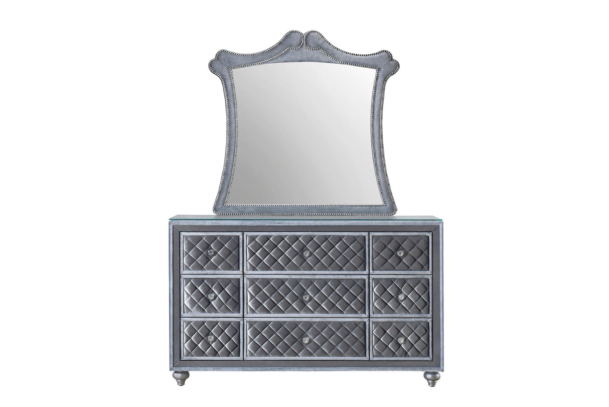 Cameo Gray Mirror ONLY by Crown Mark at Eve Furniture