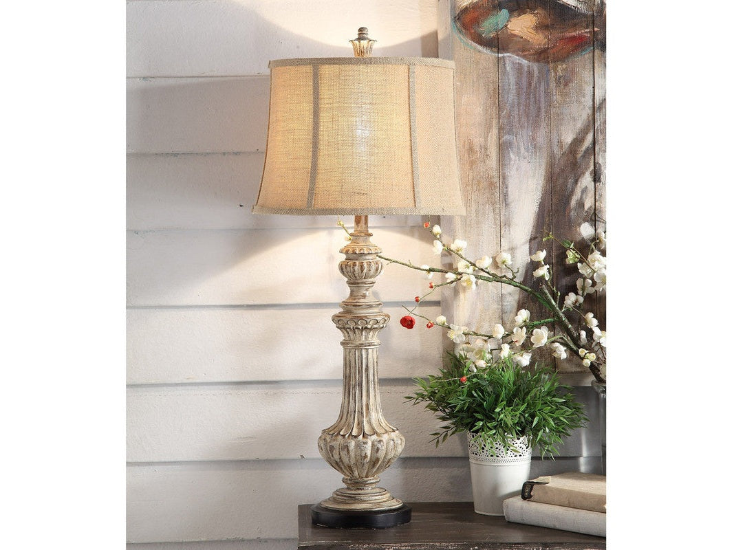 Cameron Beige Table Lamp (Set of 2) by Crestview at Eve Furniture