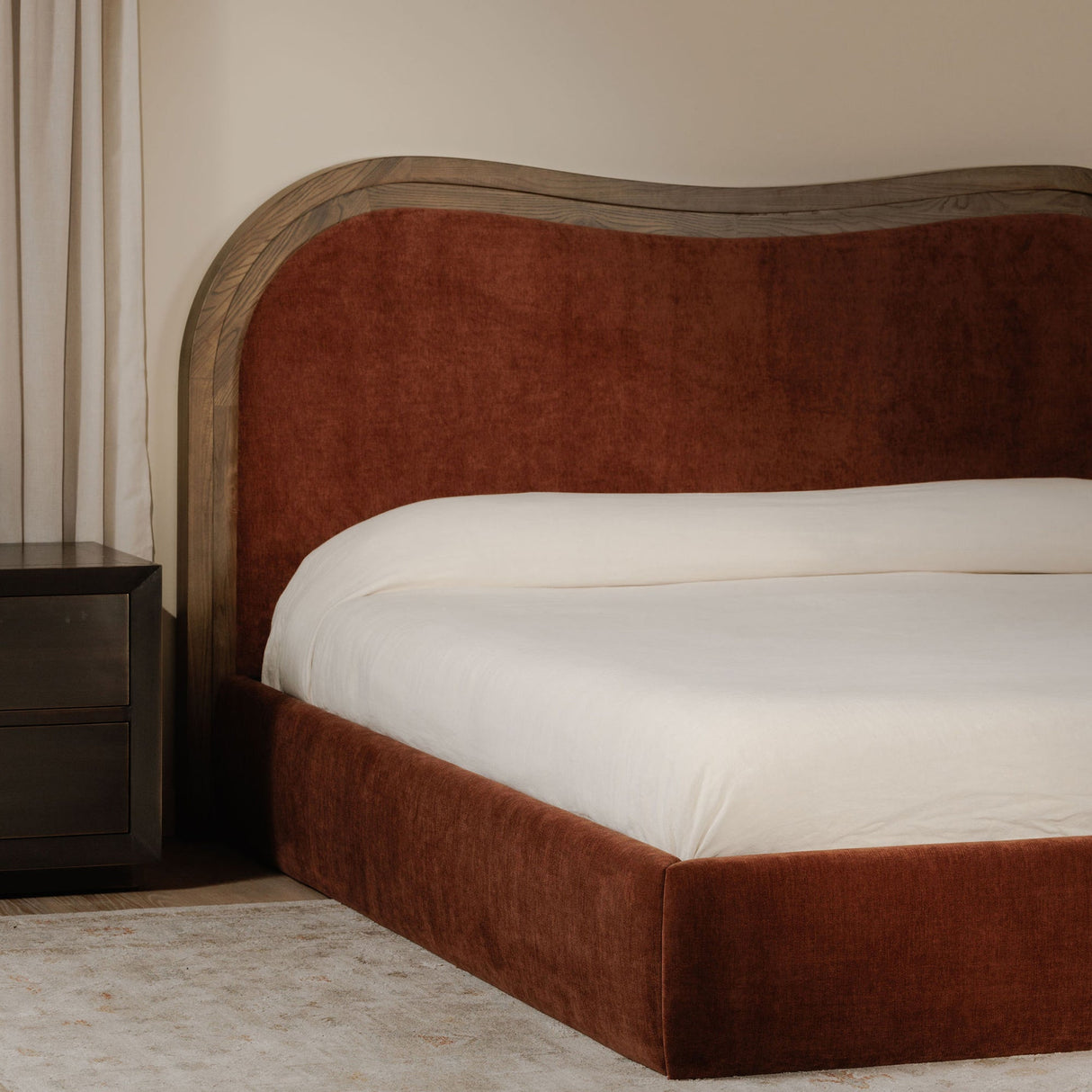 Camilla Chestnut Queen Bed by MOES at Eve Furniture