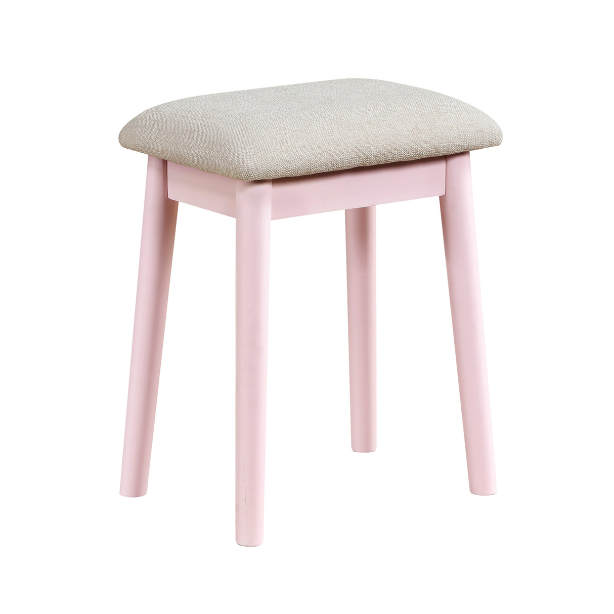 Camilla Pink Vanity Dressing Table with Mirror and Stool by Homelegance at Eve Furniture