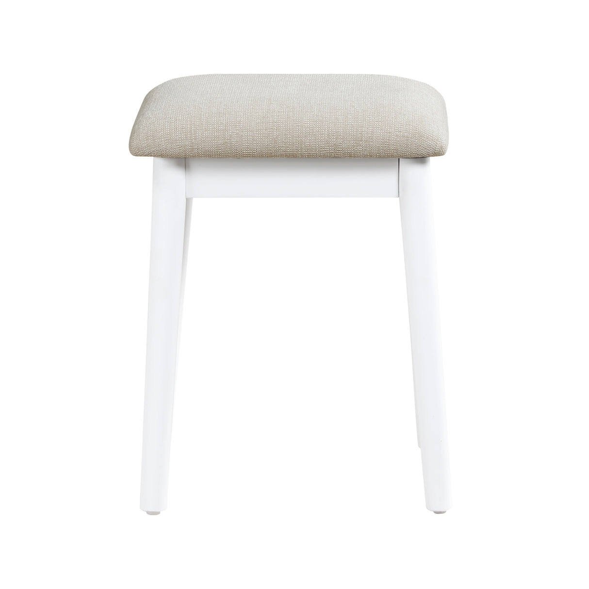 Camilla White Vanity Dressing Table with Mirror and Stool by Homelegance at Eve Furniture
