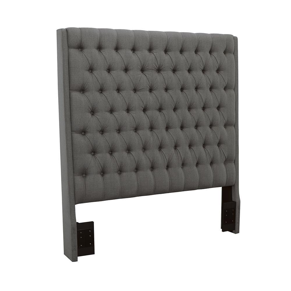 Camille Gray Queen Button Tufted Bed by Coaster at Eve Furniture