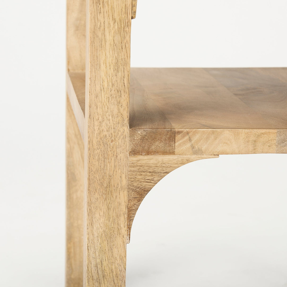 Candace Light Wood Bridge Accent Table by Mercana at Eve Furniture