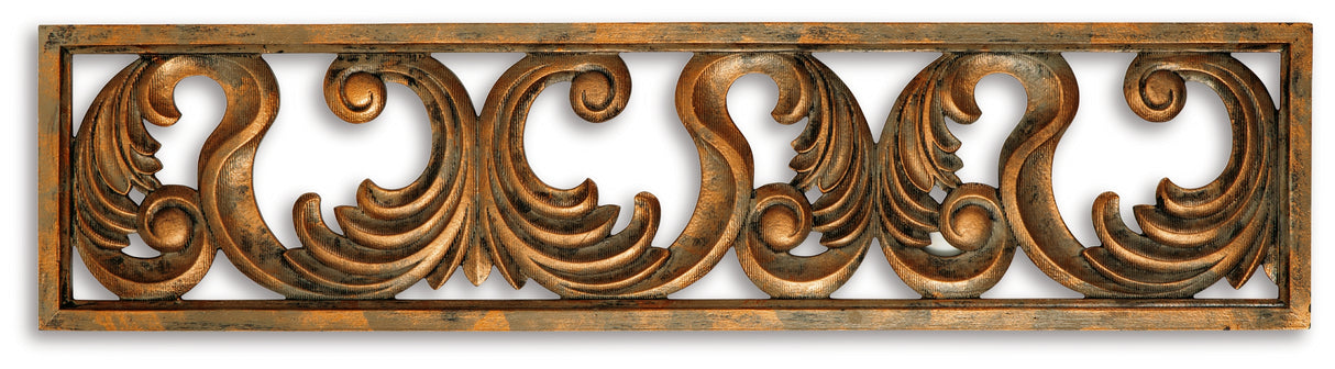Candelario Natural Wall Decor by Ashley at Eve Furniture