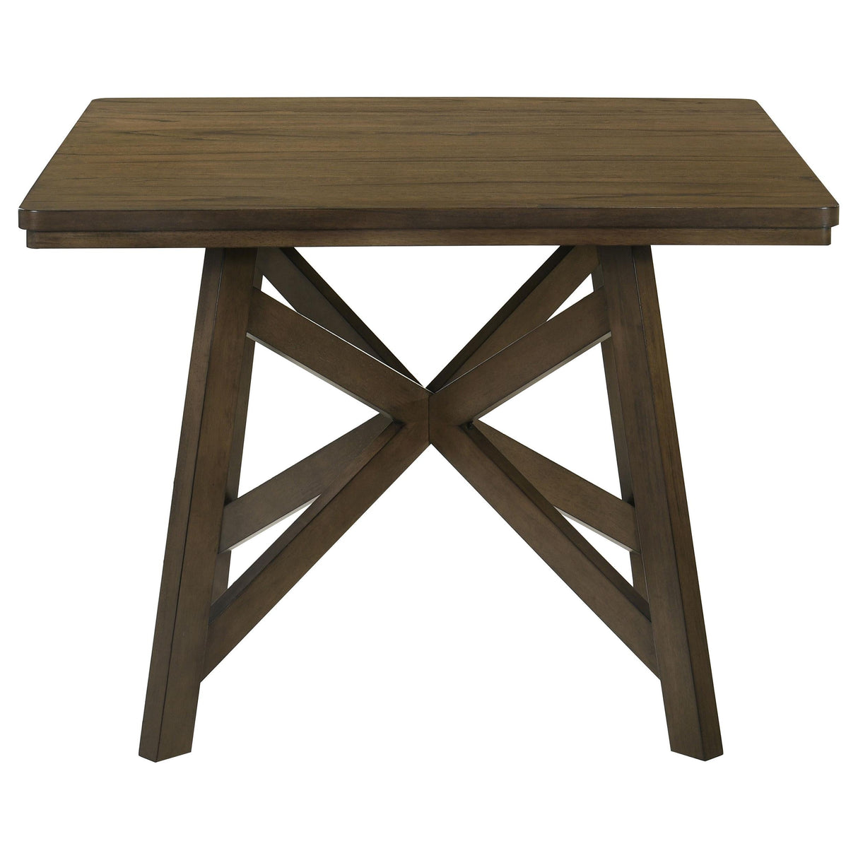 Canfield Brown Square Counter Height Dining Table by Coaster at Eve Furniture