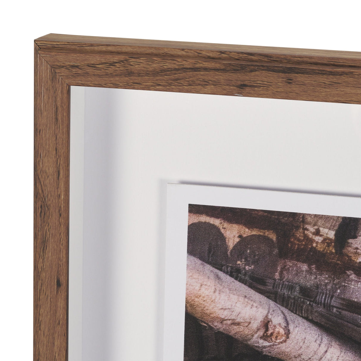 Canoe Barn by Deborah Revell Hand Embelished Framed Art Print Matted under Glass by Mercana at Eve Furniture