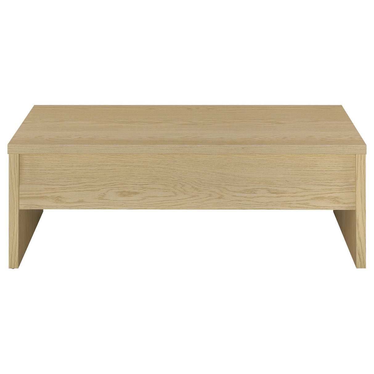 Canoga Light Oak Engineered Wood Lift Top Coffee Table by Coaster at Eve Furniture