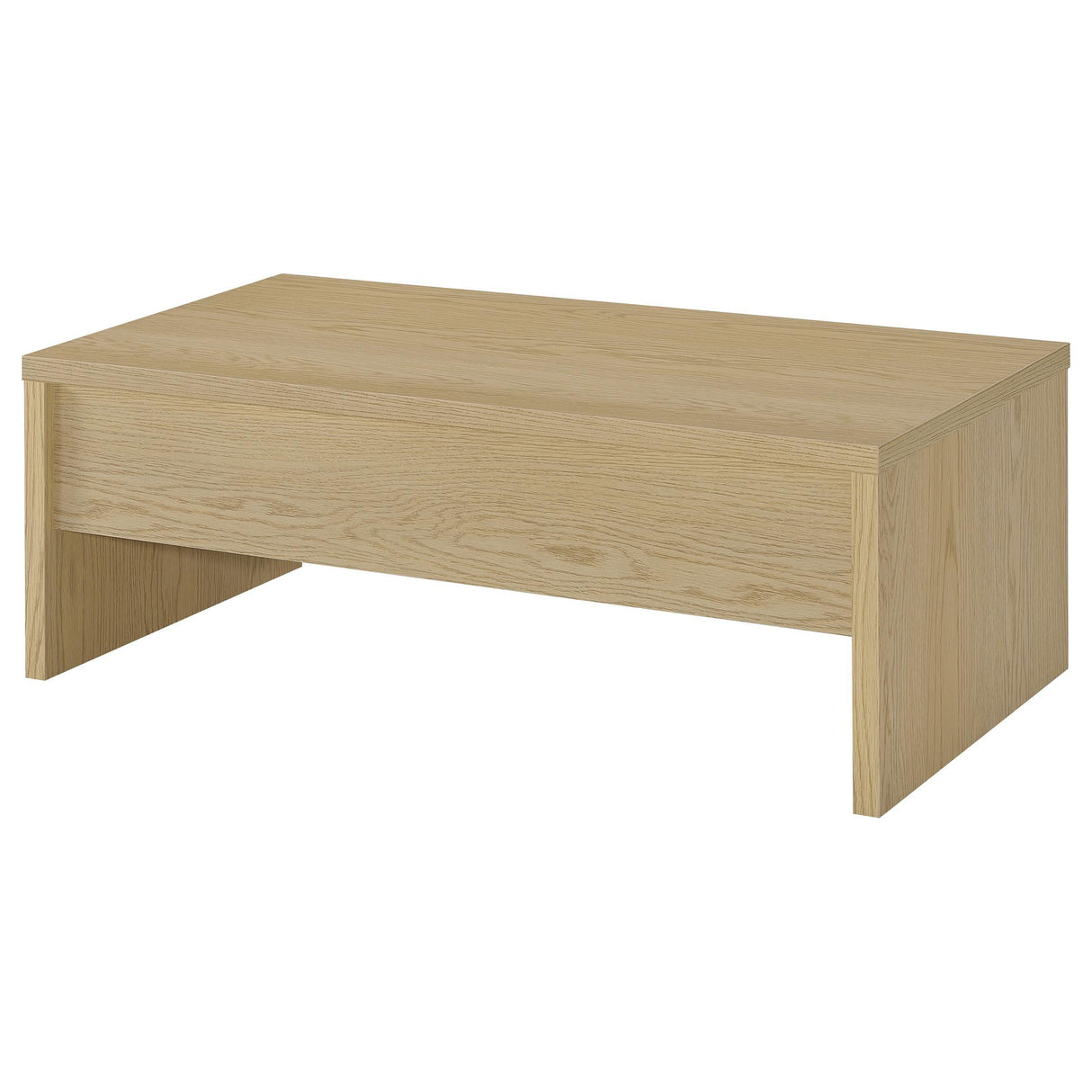 Canoga Light Oak Engineered Wood Lift Top Coffee Table by Coaster at Eve Furniture