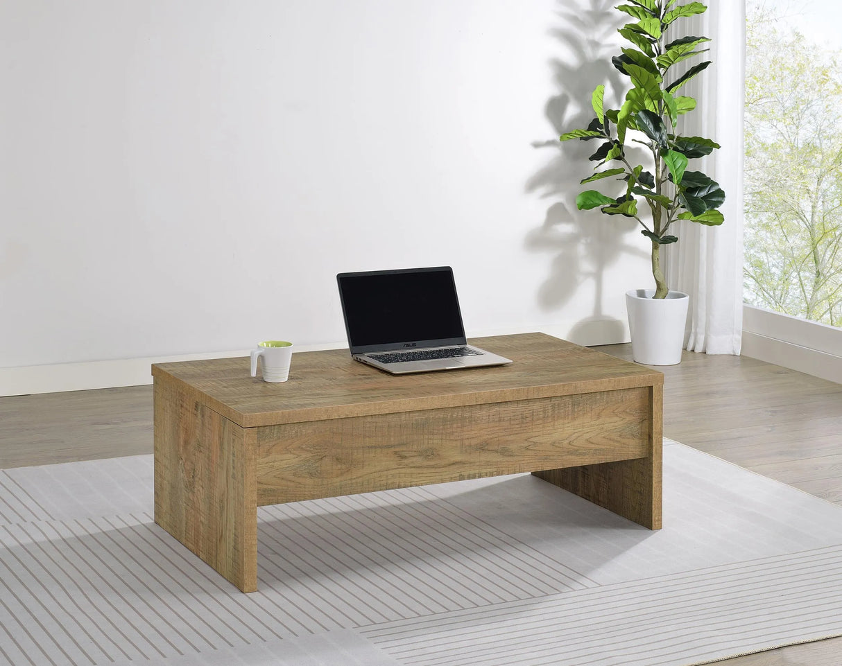 Canoga Mango Engineered Wood Lift Top Cocktail Coffee Table by Coaster at Eve Furniture