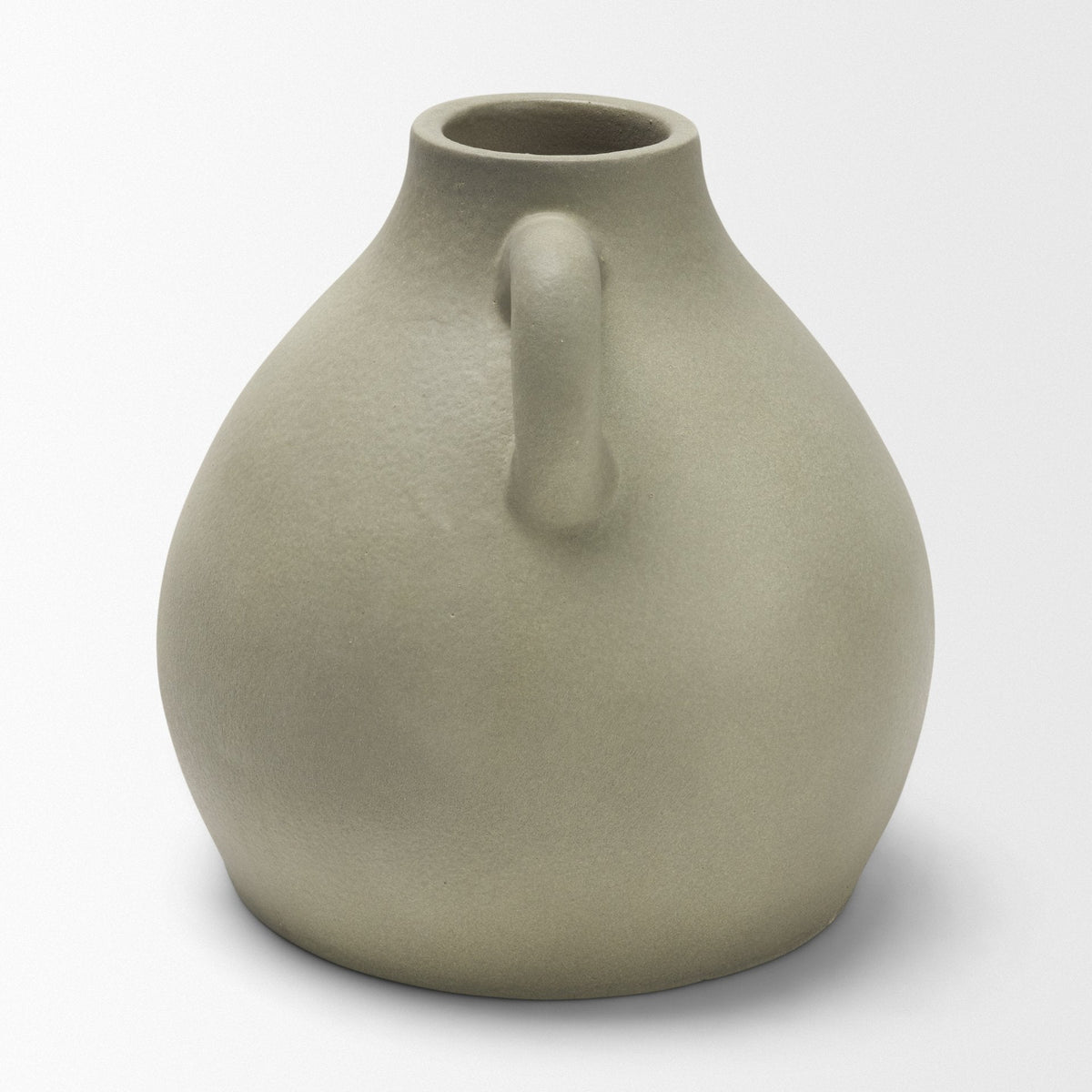 Cantara Small Sage Green Ceramic Milk Jug w/ Handles by Mercana at Eve Furniture