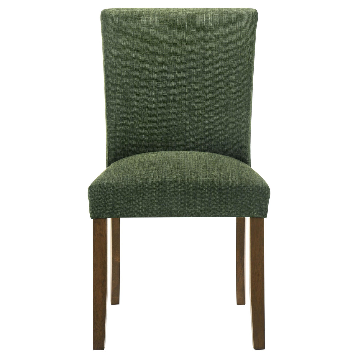 Cantley Upholstered Dining Side Chair Green (Set of 2) by Coaster at Eve Furniture