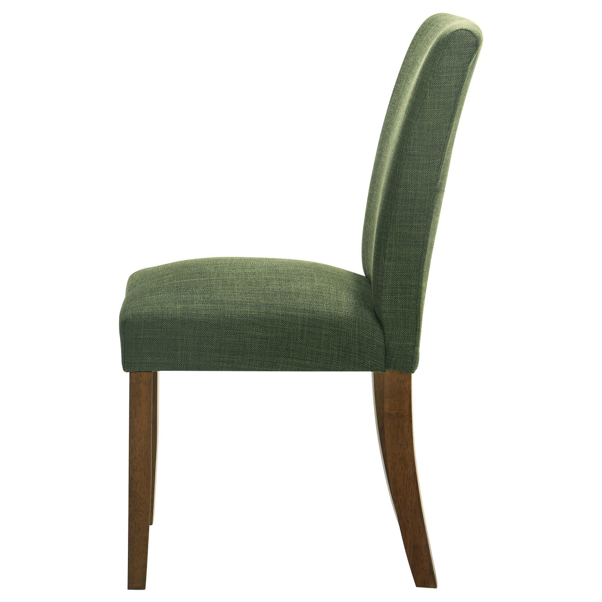 Cantley Upholstered Dining Side Chair Green (Set of 2) by Coaster at Eve Furniture