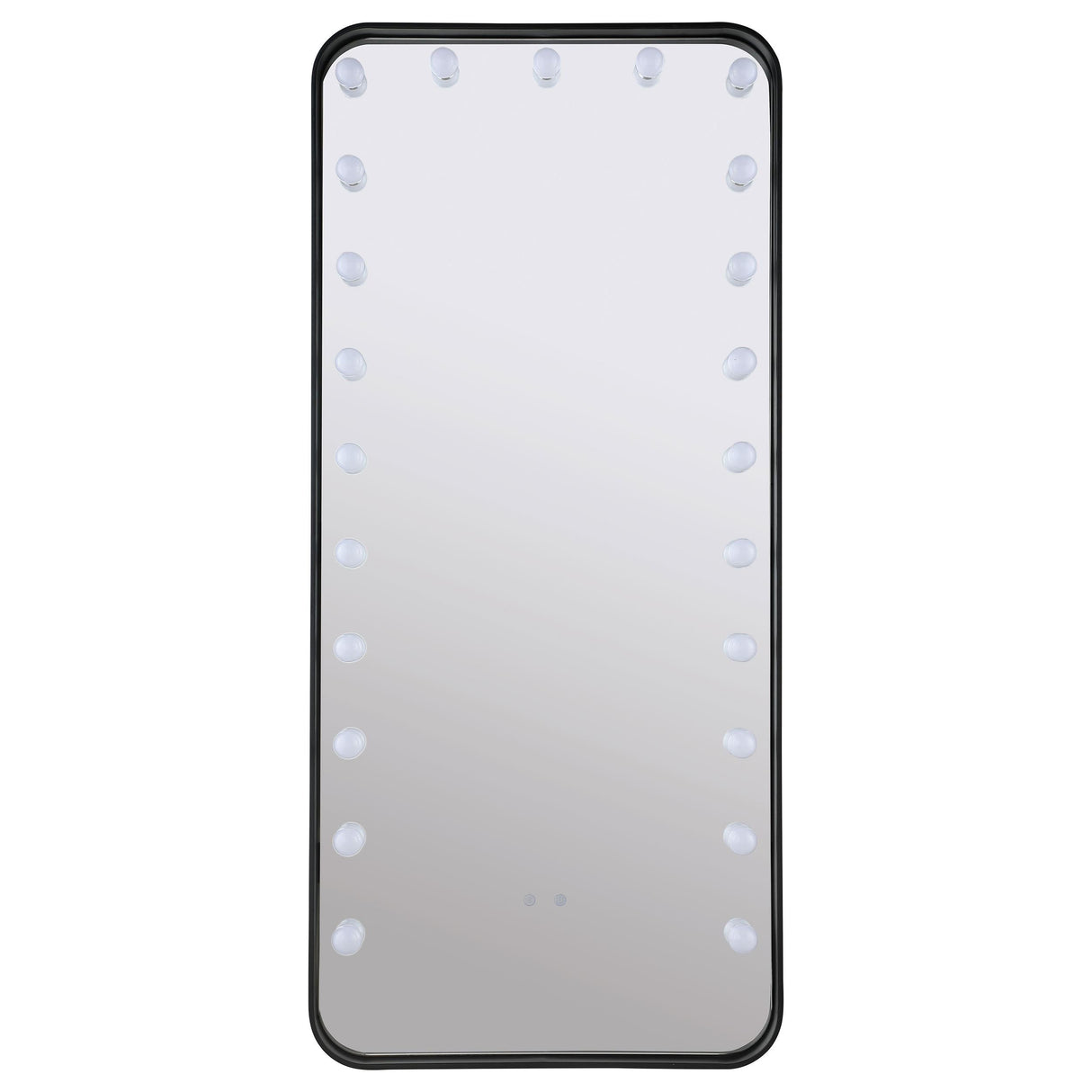 Canton Black LED Standing Mirror with Speakers by Coaster at Eve Furniture