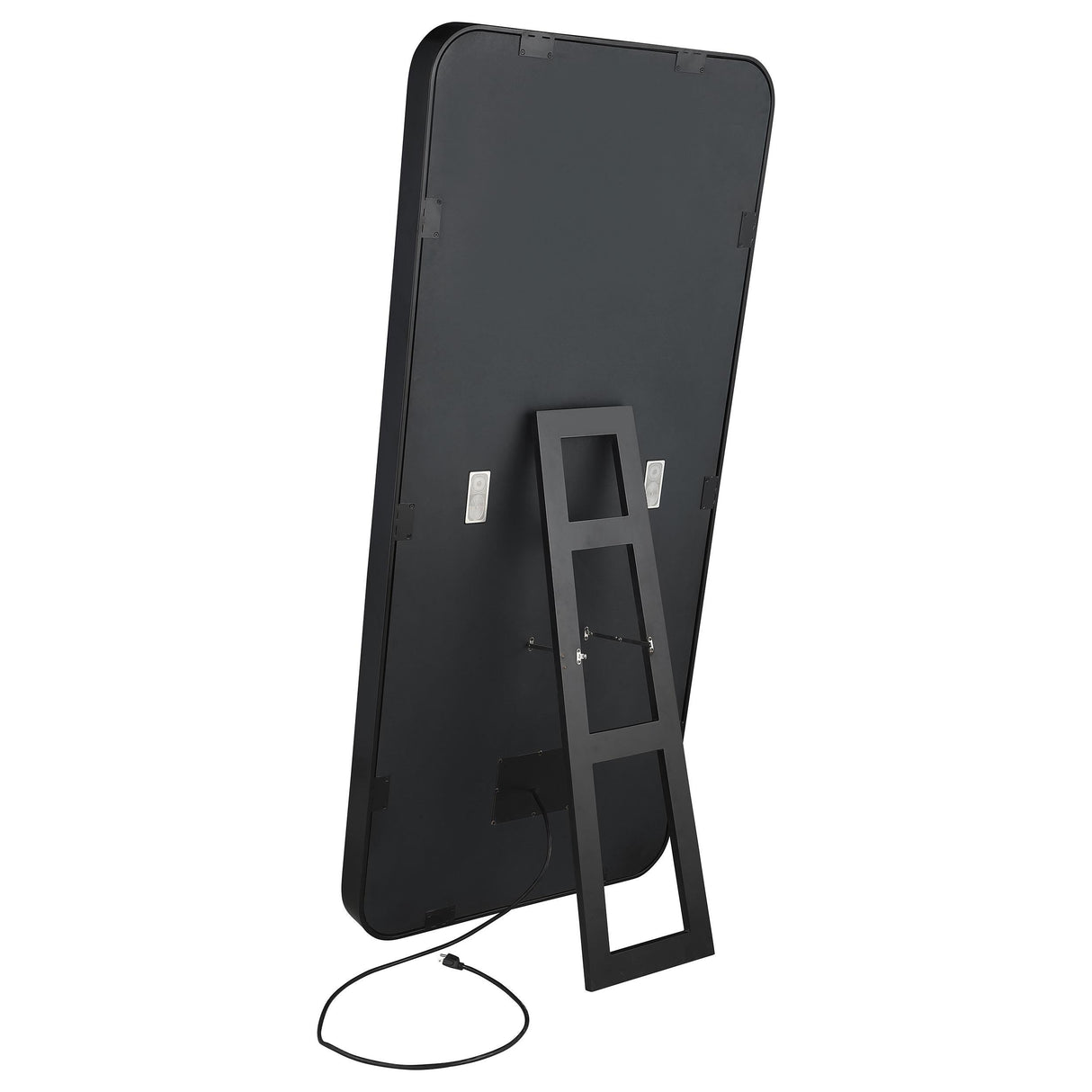 Canton Black LED Standing Mirror with Speakers by Coaster at Eve Furniture