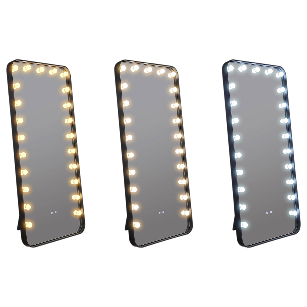 Canton Black LED Standing Mirror with Speakers by Coaster at Eve Furniture