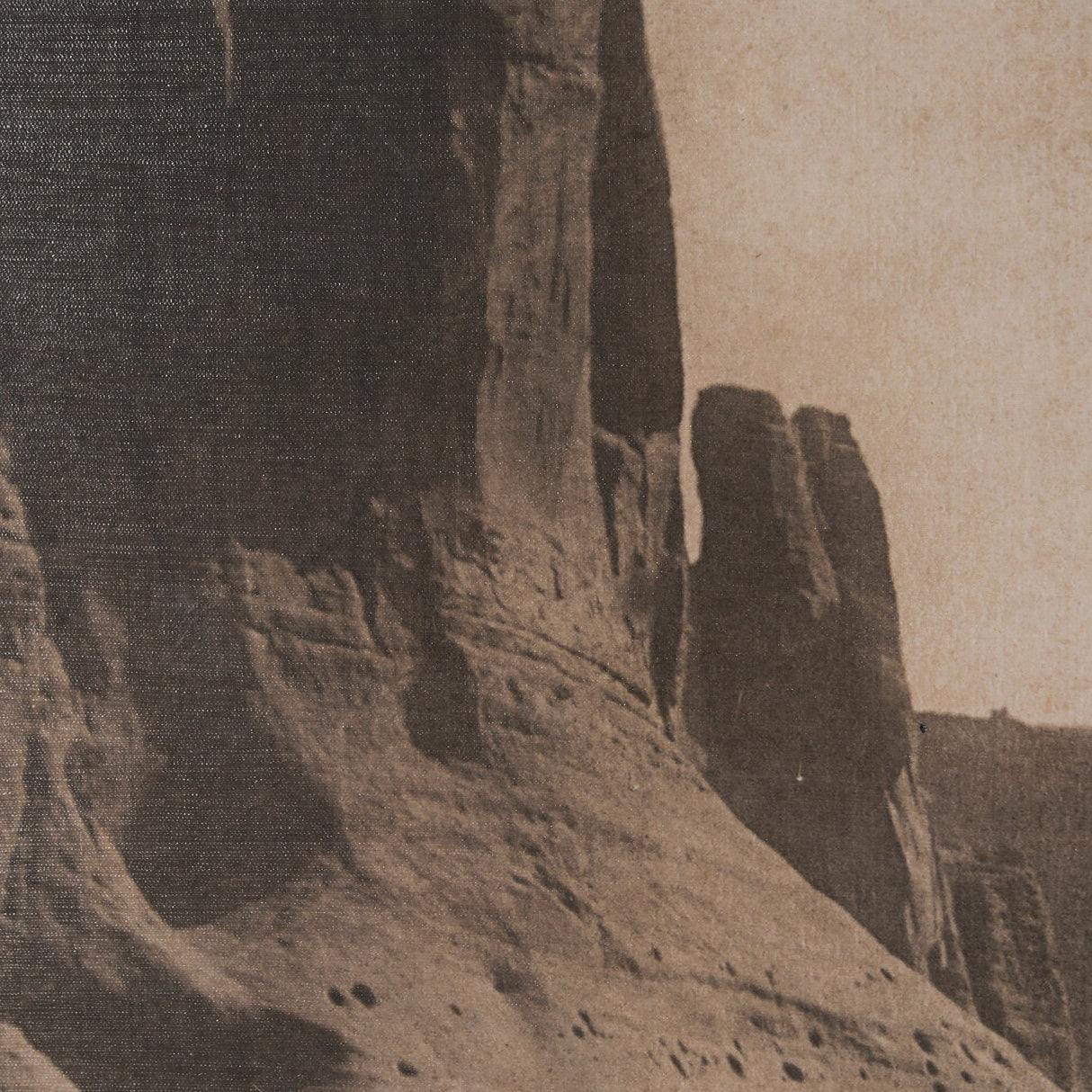 Canyon de Chelly by Edward Sheriff Curtis Hand Embelished Framed Photo Art Print Matted under Glass by Mercana at Eve Furniture