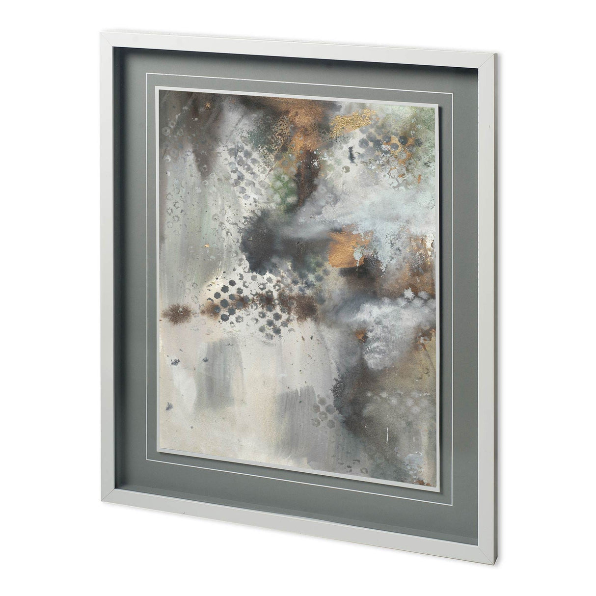 Canyon Seasons III by Joyce Combs a Hand Embellished Textured Framed Art Print Matted under Glass by Mercana at Eve Furniture