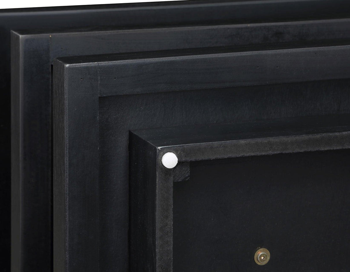 Canyon 3-Piece Table Set, Black (Cocktail Table & 2 End Tables) by Steve Silver at Eve Furniture
