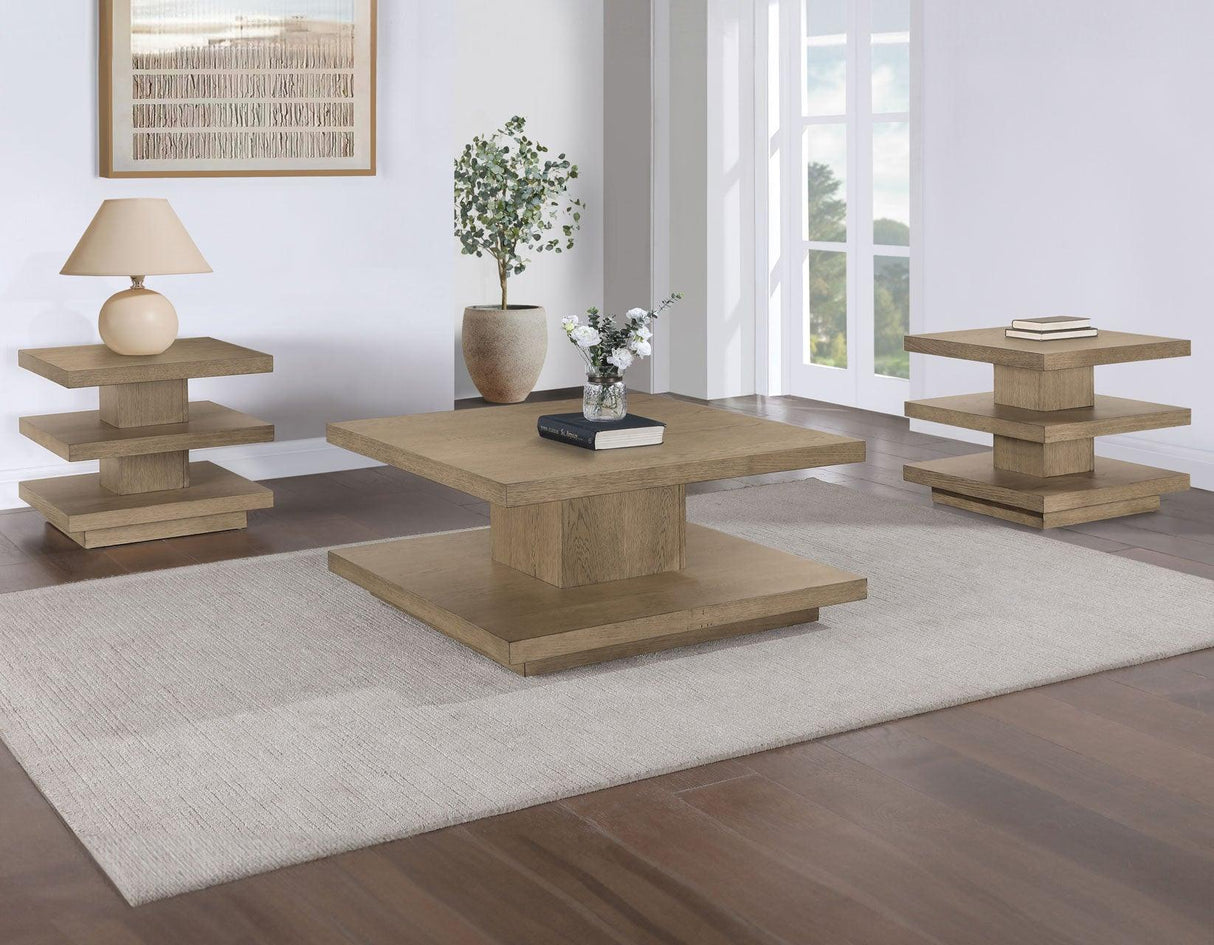 Canyon End Table, Sand by Steve Silver at Eve Furniture