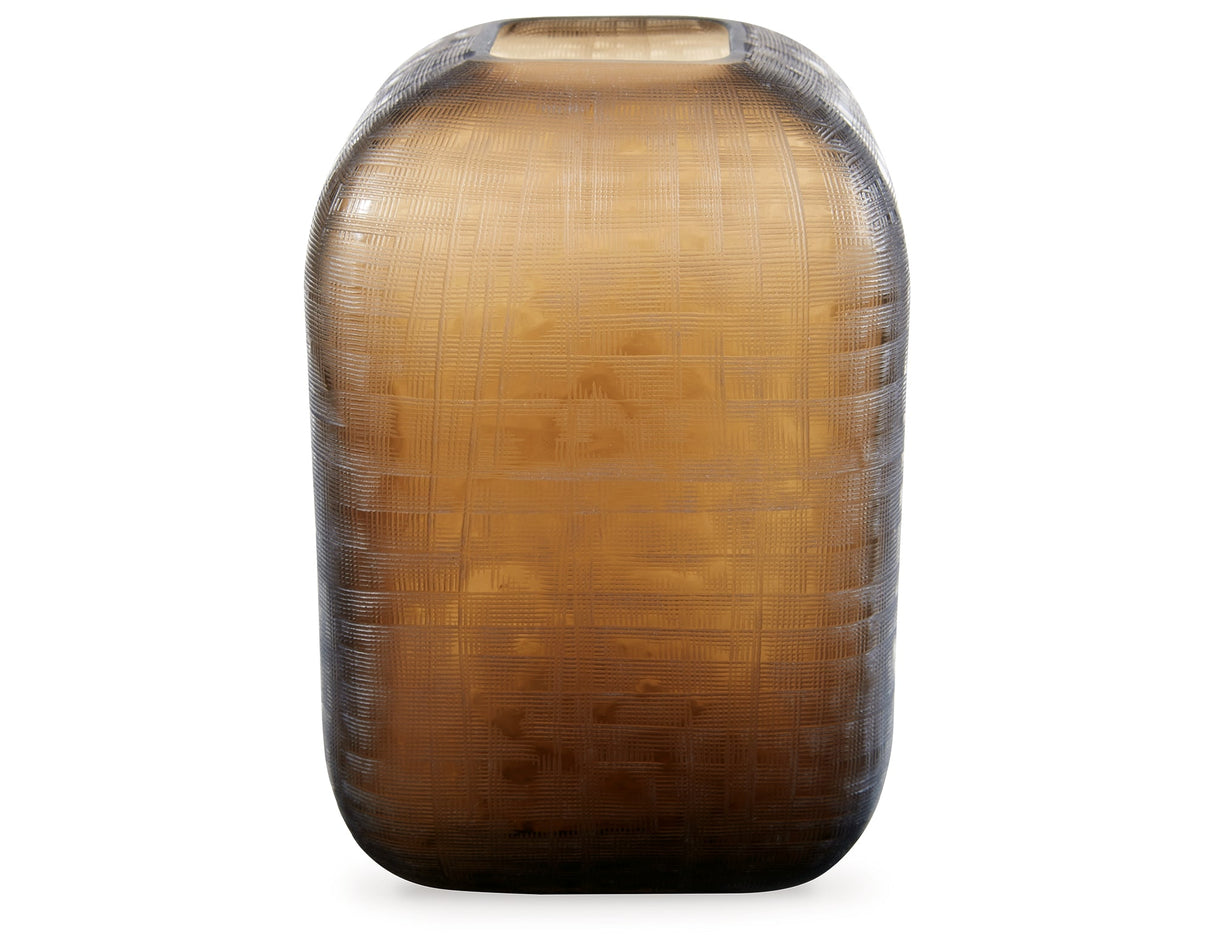 Capard Brown Vase by ASHLEY FURNITURE at Eve Furniture