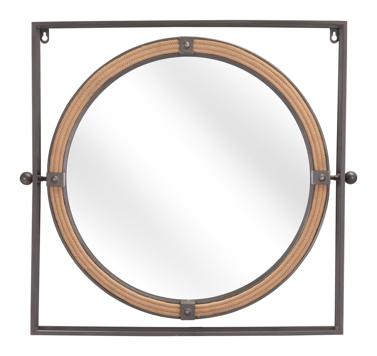 Capell Antique Gray Mirror by Zuomod at Eve Furniture