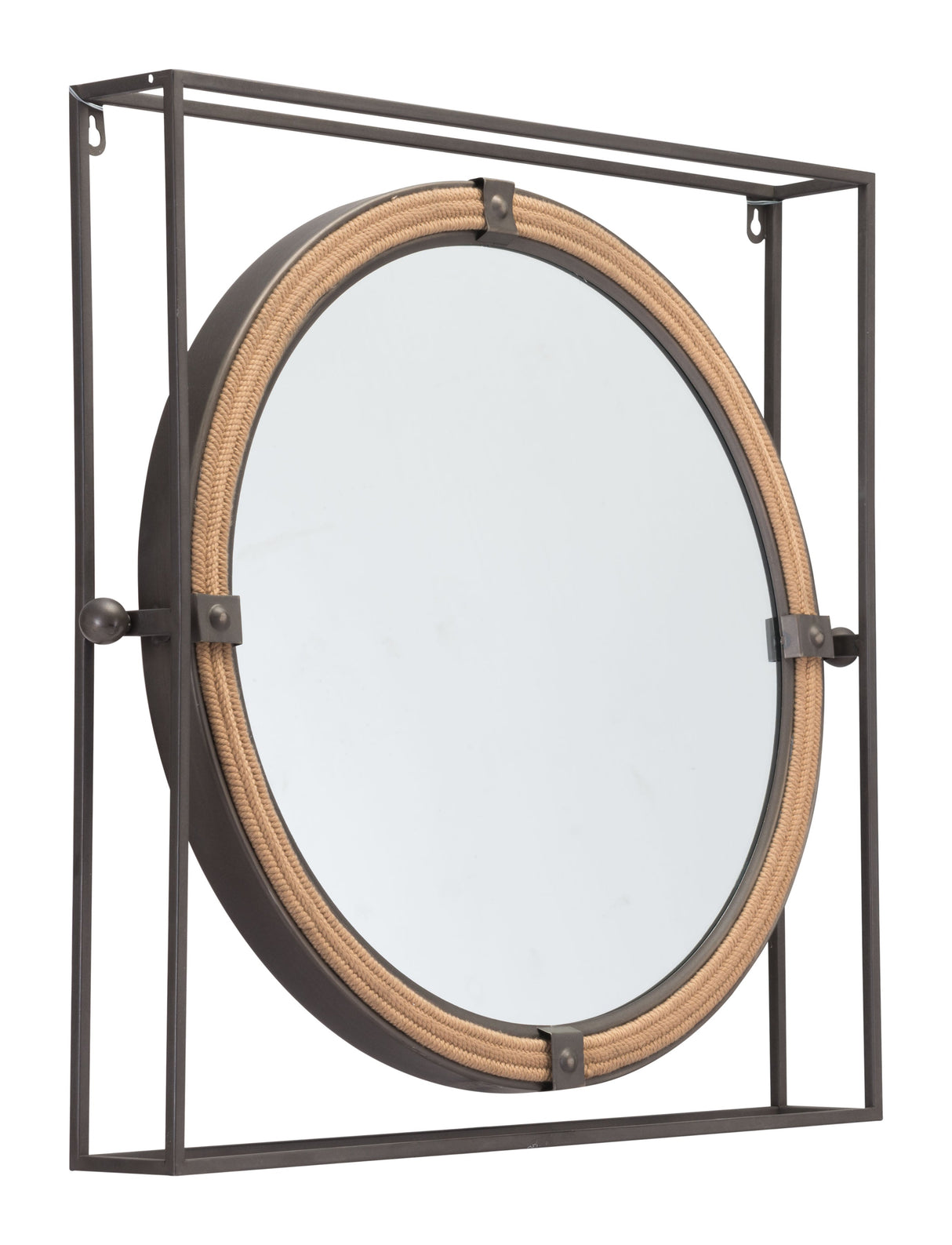 Capell Antique Gray Mirror by Zuomod at Eve Furniture