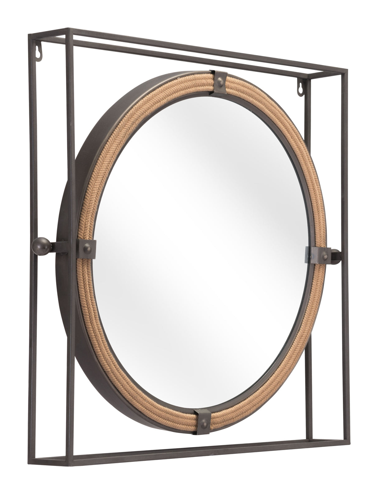Capell Antique Gray Mirror by Zuomod at Eve Furniture