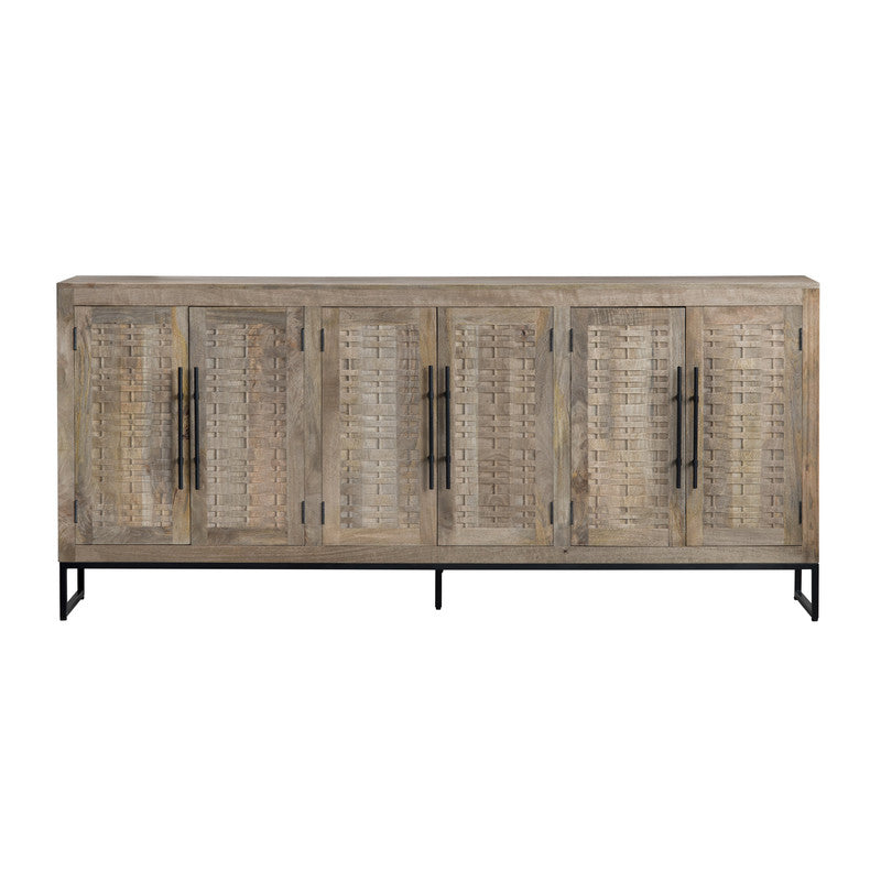 Capetown Brown/Black Sideboard by Crestview at Eve Furniture