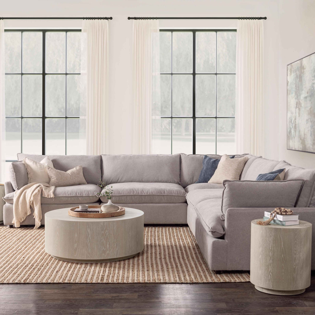 Caplan 5 Piece Sectional by Classic Home at Eve Furniture