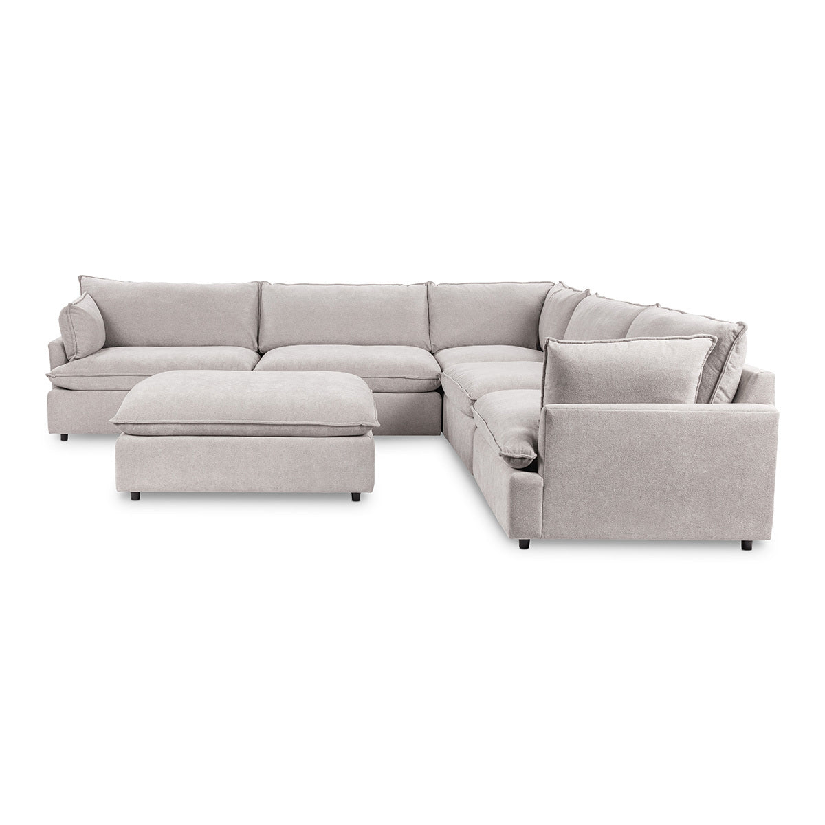 Caplan 6 Piece Sectional with Ottoman by Classic Home at Eve Furniture