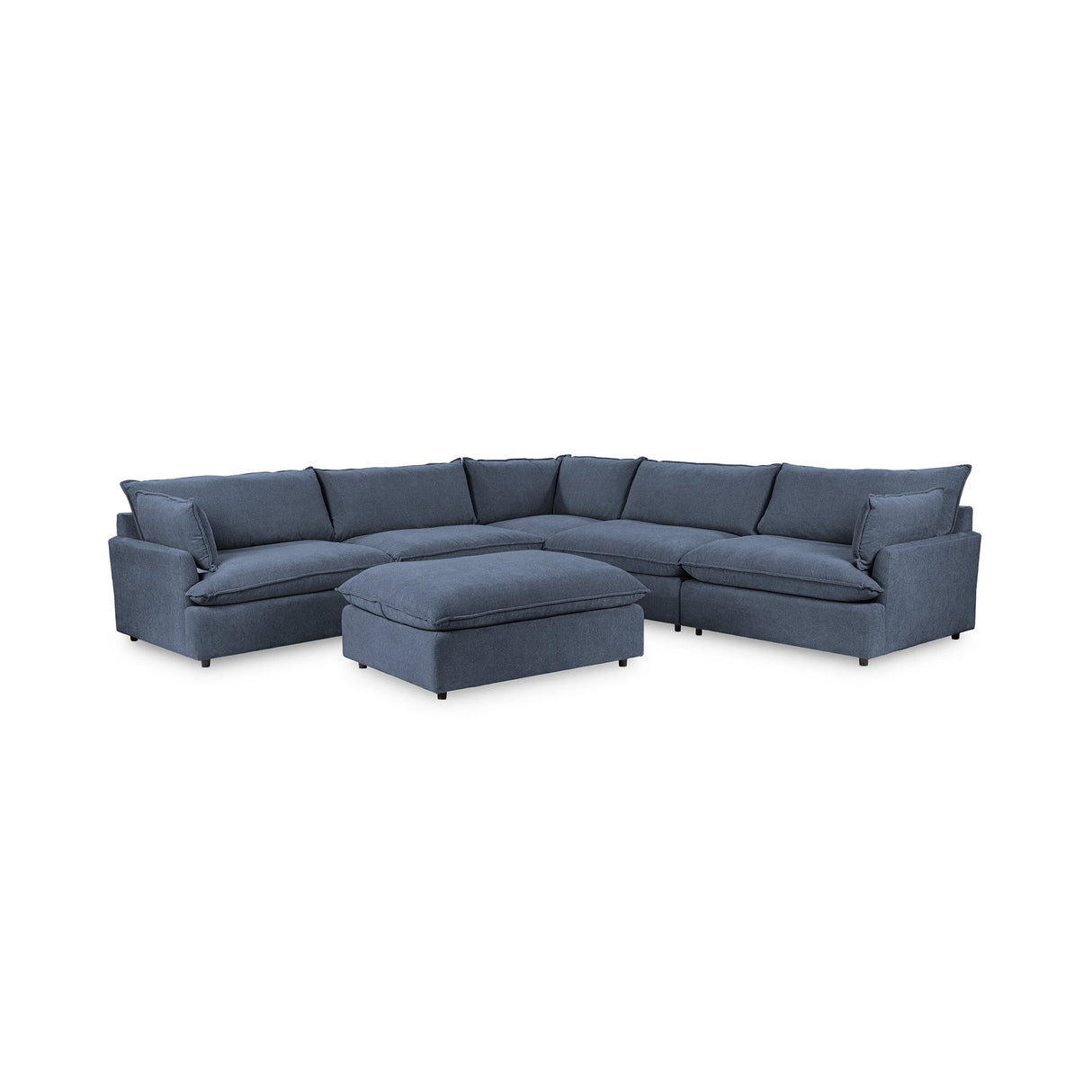 Caplan 6 Piece Sectional with Ottoman by Classic Home at Eve Furniture