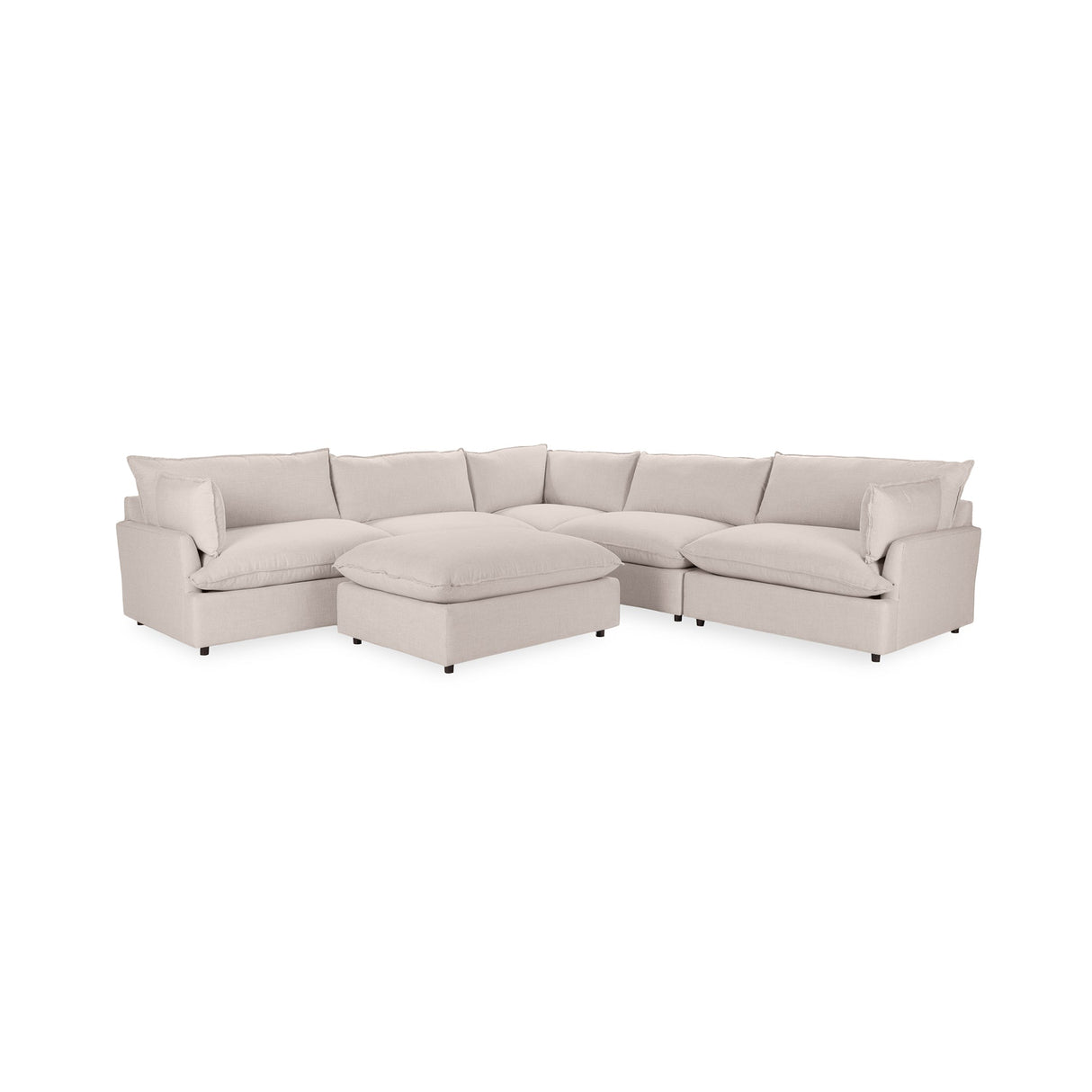 Caplan 6 Piece Sectional with Ottoman by Classic Home at Eve Furniture