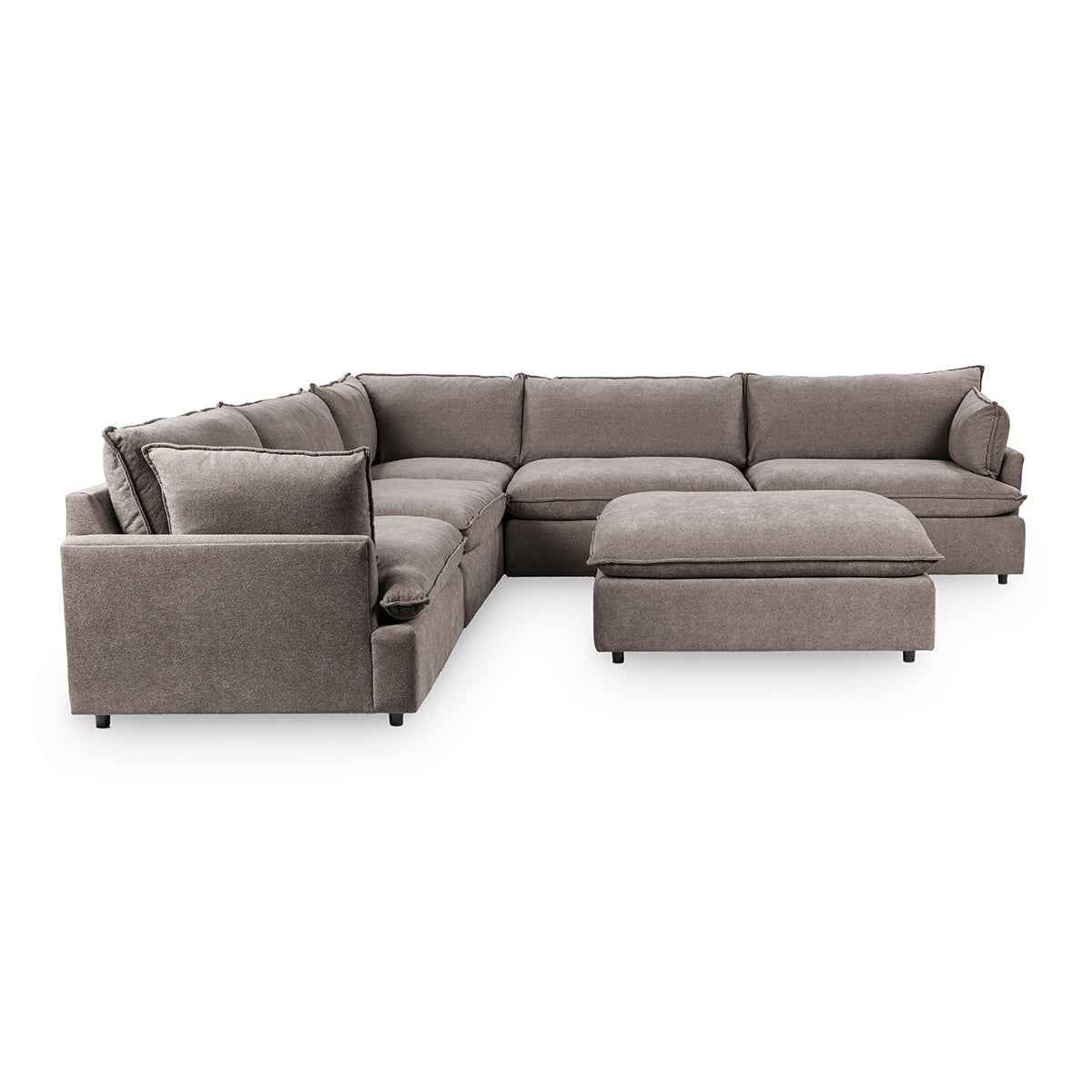 Caplan 6 Piece Sectional with Ottoman by Classic Home at Eve Furniture