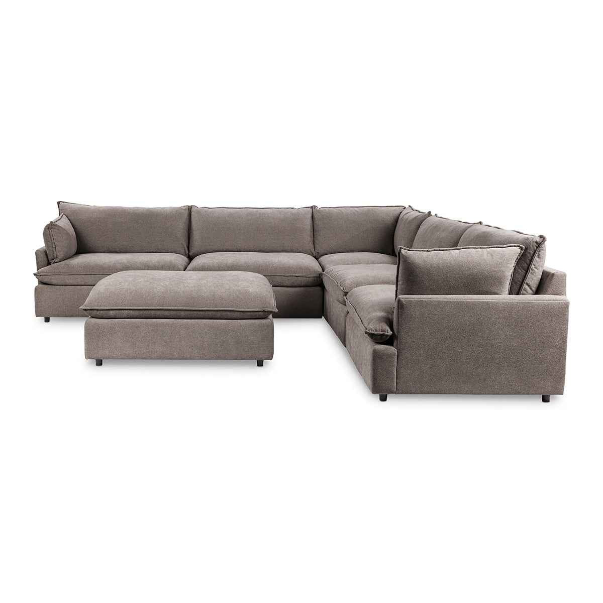 Caplan 6 Piece Sectional with Ottoman by Classic Home at Eve Furniture