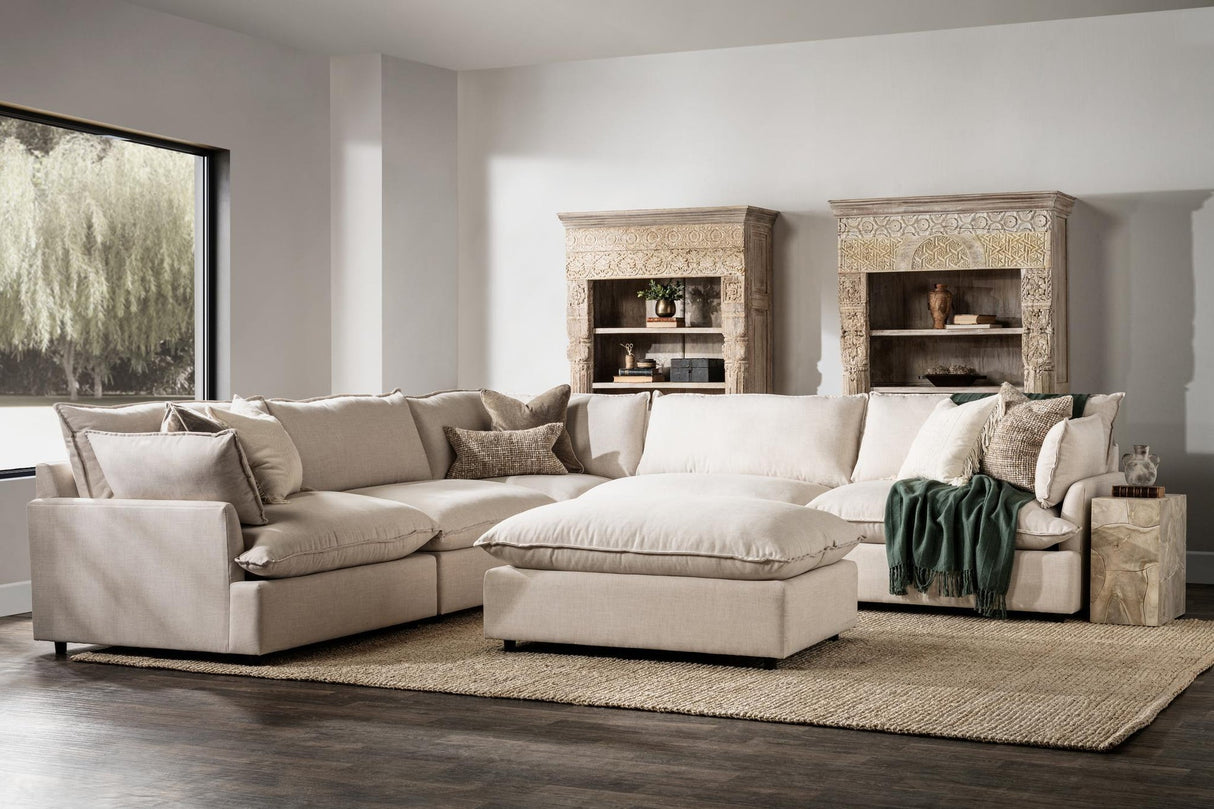 Caplan 6 Piece Sectional with Ottoman by Classic Home at Eve Furniture