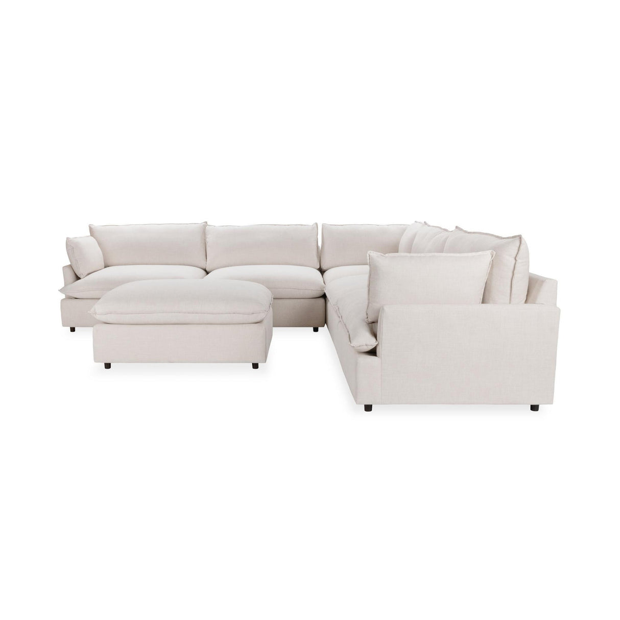 Caplan 6 Piece Sectional with Ottoman by Classic Home at Eve Furniture