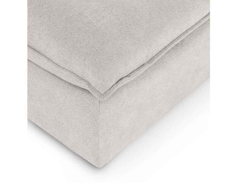 Caplan Gray Upholstered Ottoman by Classic Home at Eve Furniture