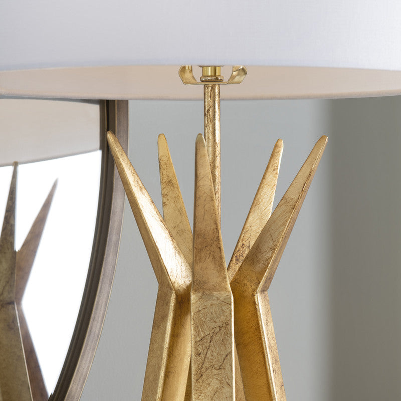 Capri Gold Table Lamp by Crestview at Eve Furniture