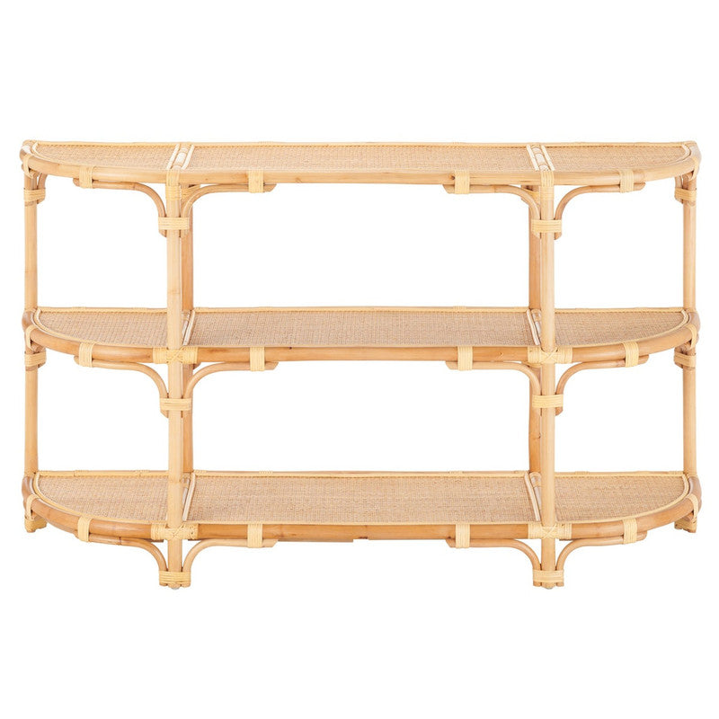Capri Tan Console Table by Crestview at Eve Furniture