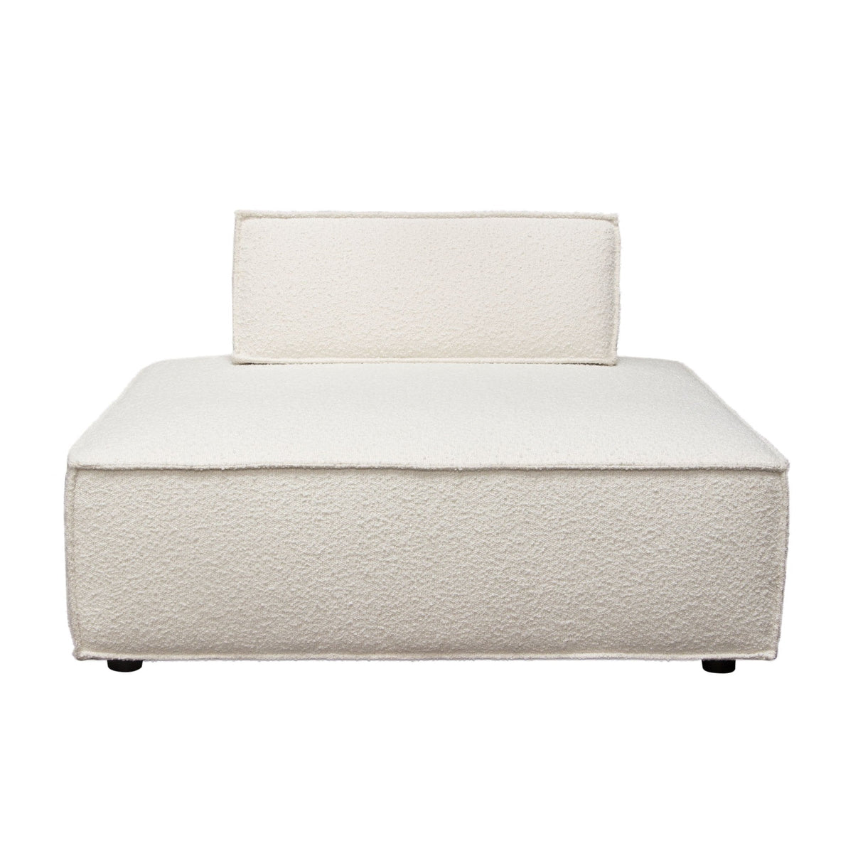 Cara Ivory Boucle 2-Pc Sectional by Diamond Sofa at Eve Furniture