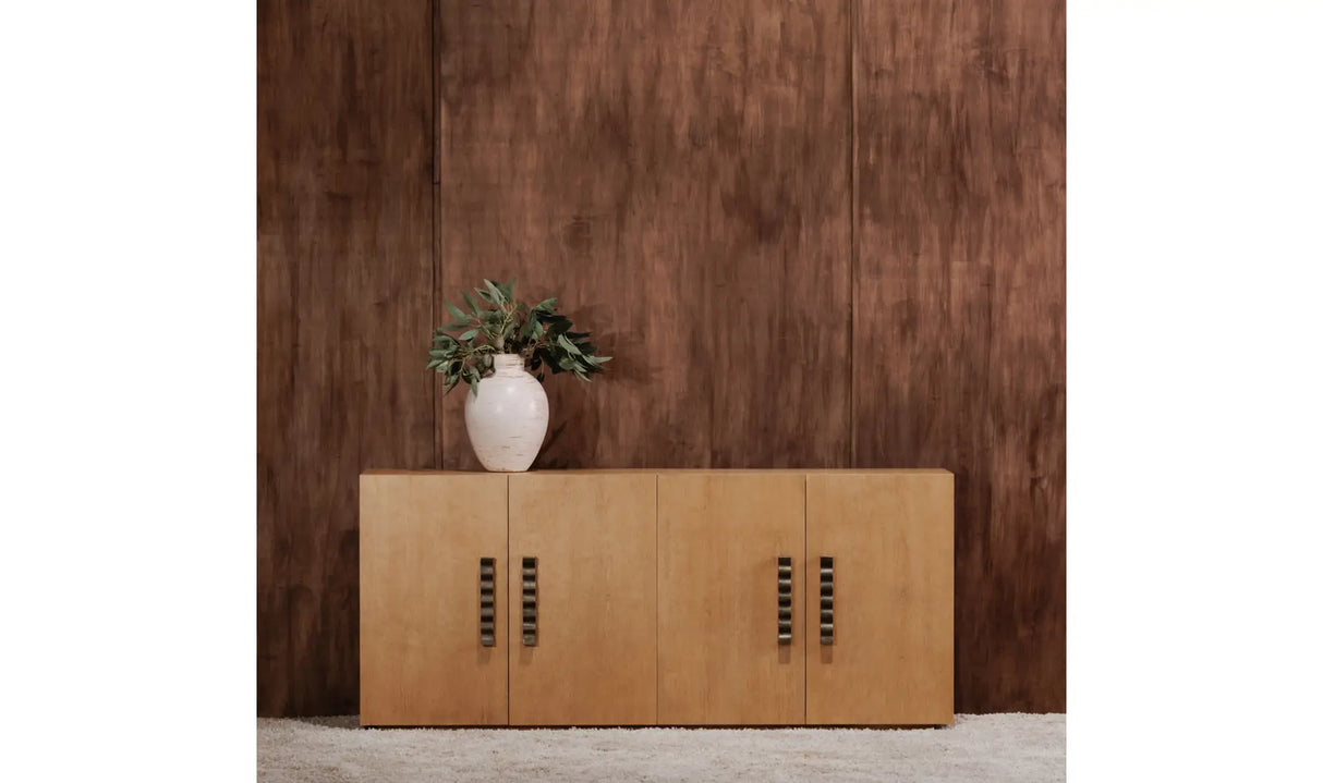 Cara Sideboard - Natural by Moe's Home at Eve Furniture